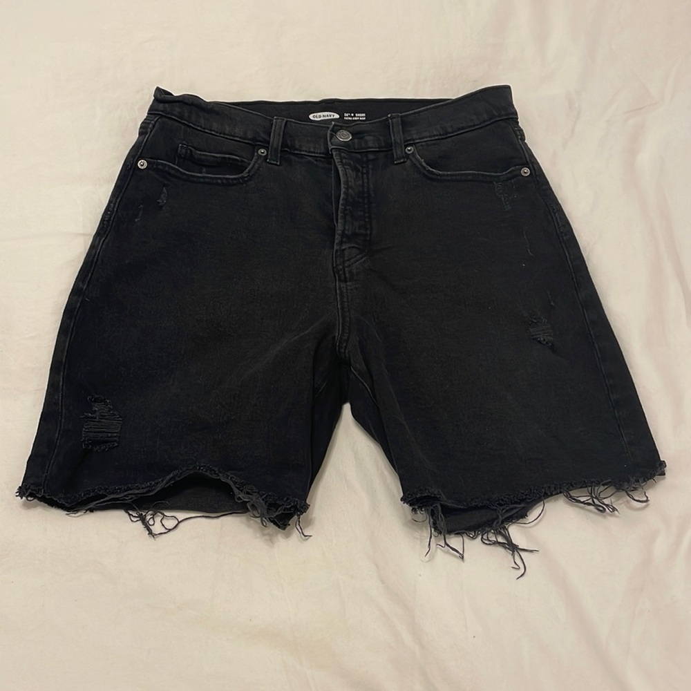 Old Navy Distressed Denim High Waisted Shorts